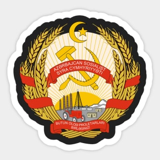 Emblem of the Azerbaijan SSR (1931-1937) Sticker